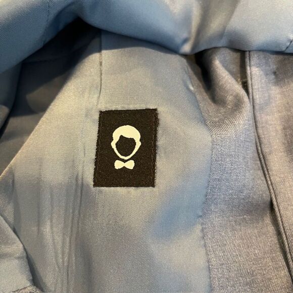 NWT Suit Shop Light Blue Vest Men's Dress Vest TGS 38 Tall - Picture 9 of 10